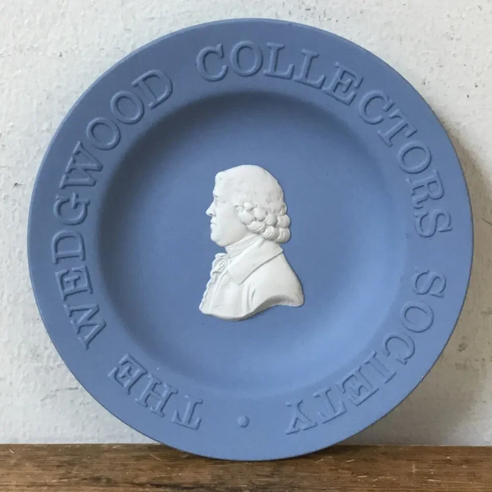 Vtg Wedgwood Collectors Society Jasperware Pottery Collectors Plate Ashtray 4.5